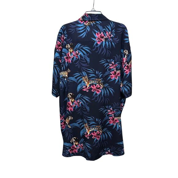 Johnny Bigg Shirt Size Button Short Sleeve Jungle Print, Size XL NWT - Picture 3 of 8